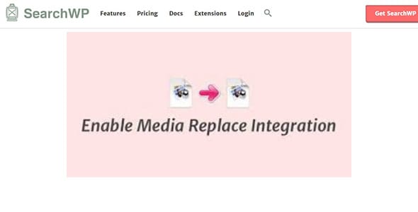 SearchWP Enable Media Replace for WordPress
