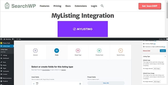 SearchWP MyListing Integration for WordPress