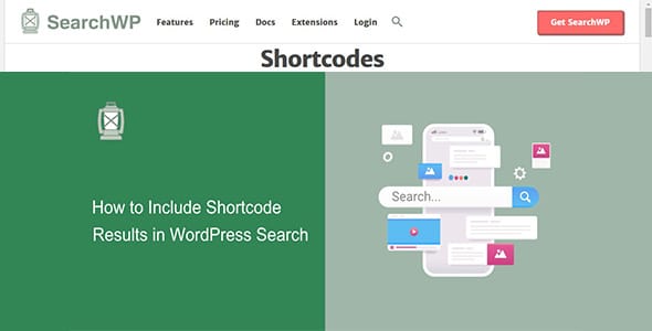 SearchWP Shortcodes for WordPress