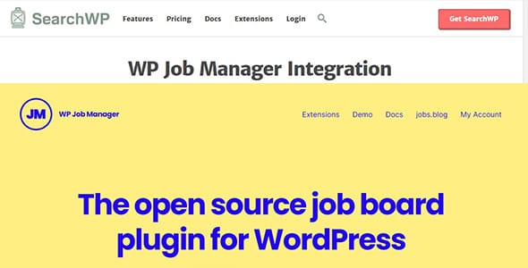 SearchWP WP Job Manager Integration for WordPress