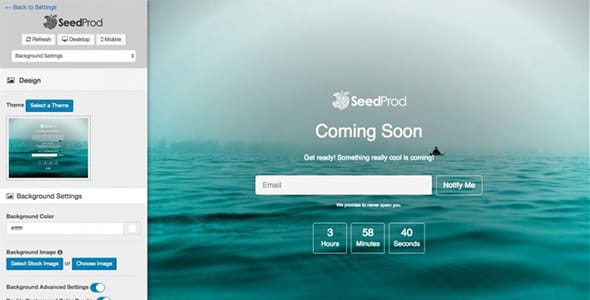 SeedProd Coming Soon Page Pro for WordPress