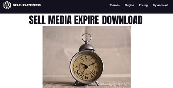 Sell Media Expire Download for WordPress