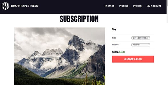 Sell Media Subscription for WordPress