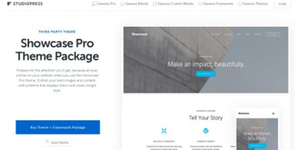Showcase Pro WordPress Theme by Bloom