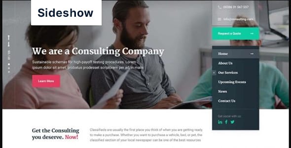 Sideshow WordPress Theme by ThemeZilla