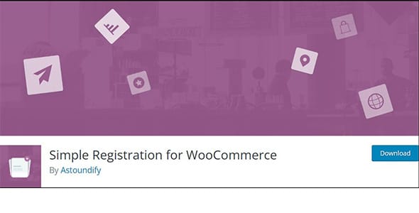 Simple Registration for WooCommerce