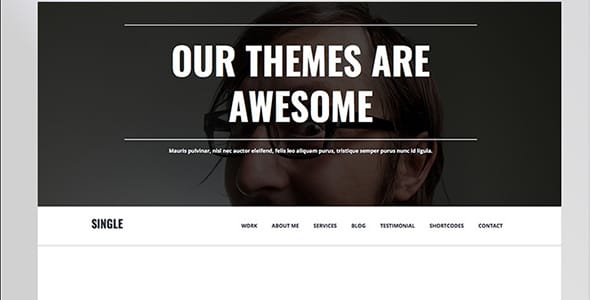 Single WordPress Theme by Zigzagpress