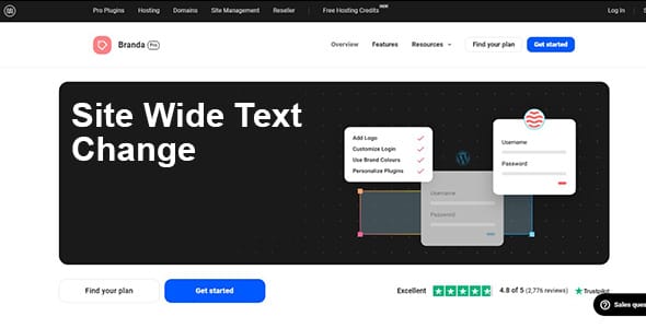 Site Wide Text Change for WordPress