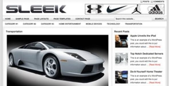 Sleek Child Theme WordPress Theme by StudioPress