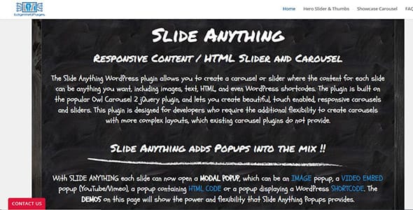 Slide Anything PRO Modal Popups for Slide Anything