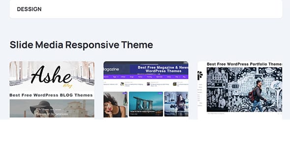 Slide Media Responsive WordPress Theme by Marios Lublinski