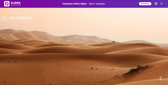 Slider Revolution Distortion Effect AddOn for WordPress