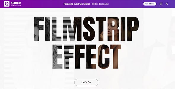Slider Revolution FilmStrip Add On for WordPress