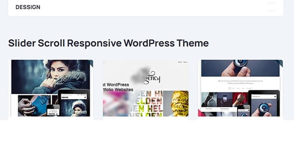 Slider Scroll Responsive WordPress Theme by Marios Lublinski