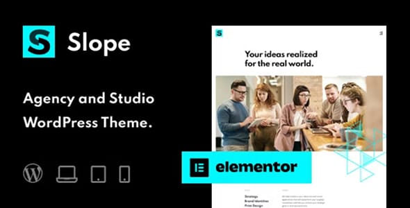 Slope Agency and Studio WordPress Theme