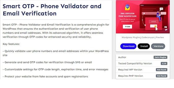 Smart OTP Email Verification and Phone Number Valiator