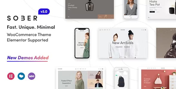 Sober WooCommerce WordPress Theme