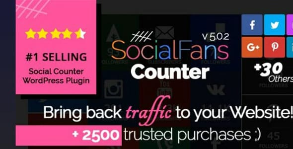 SocialFans Counter for WordPress