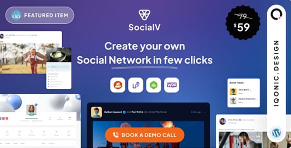 SocialV Social Network and Community BuddyPress Theme