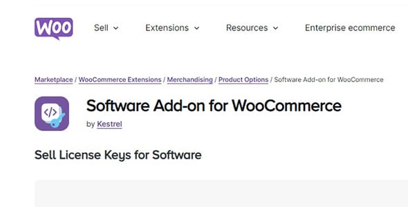 Software Add On for WooCommerce