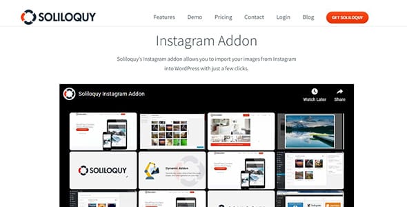 Soliloquy Instagram Addon for WordPress