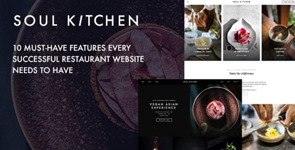 SoulKitchen Restaurant WordPress Theme
