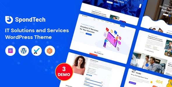 SpondTech IT Solutions And Services WordPress Theme