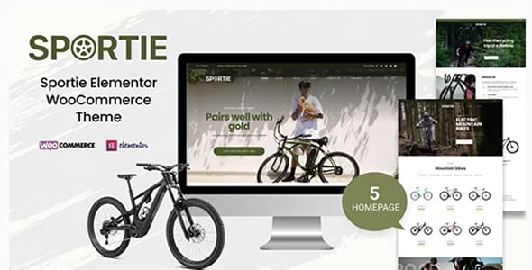 Sportie Elementor WooCommerce Theme