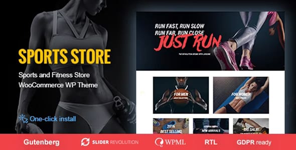 Sports Store WooCommerce WordPress Theme