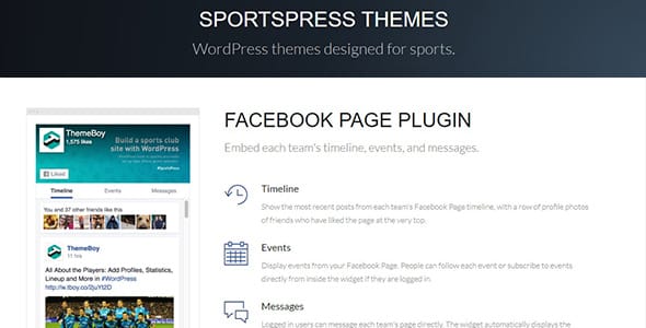 SportsPress Facebook for WordPress