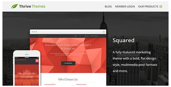 Squared WordPress Theme by Thrive Themes