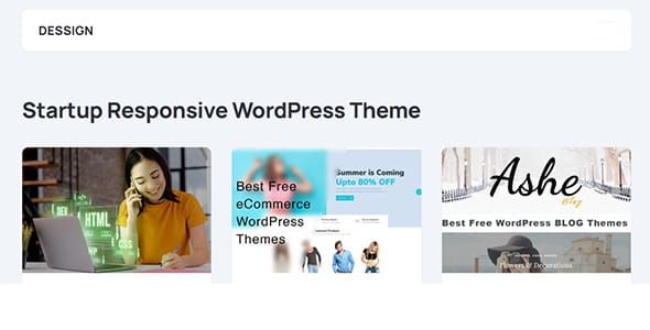 Startup Responsive WordPress Theme by Marios Lublinski