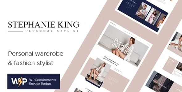 S.King Personal Stylist and Fashion Blogger WordPress Theme