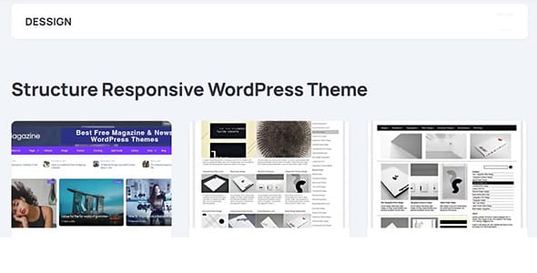 Structure Responsive WordPress Theme by Dessign Themes