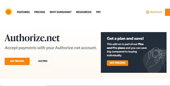 Sunshine Photo Cart Authorize for WordPress