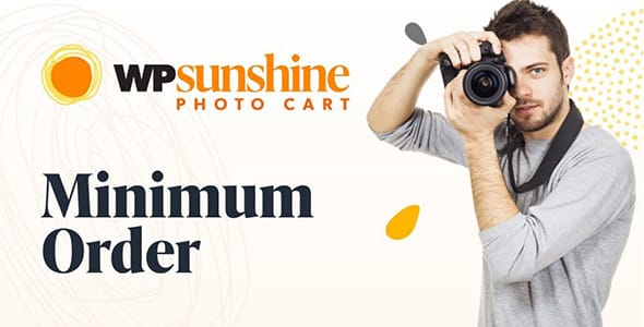 Sunshine Photo Cart Minimum Order for WordPress