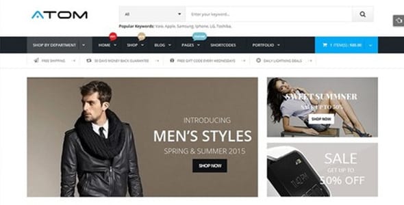 SW Atom WordPress Theme by Smartaddons