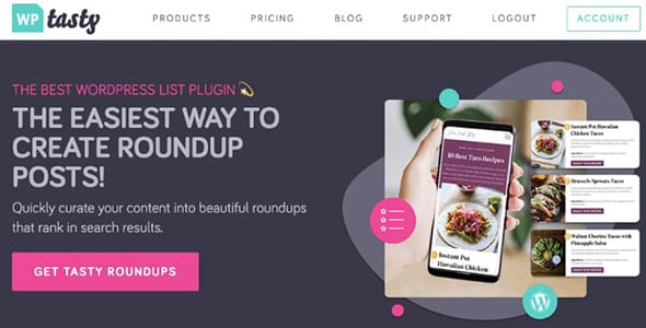 Tasty Roundups for WordPress