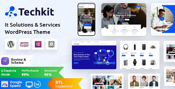 Techkit Technology and IT Solutions WordPress Theme