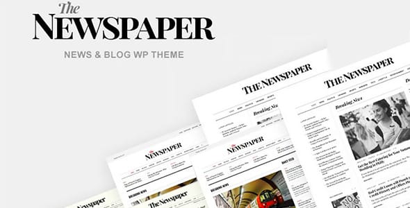 The Newspaper Magazine Editorial WordPress Theme