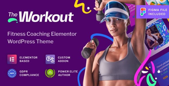 The Workout Trainer Fitness WordPress Theme
