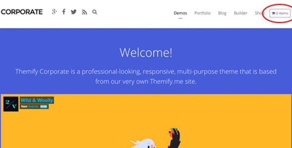 Corporate WordPress Theme by Themify