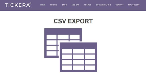 Tickera CSV Export for WordPress