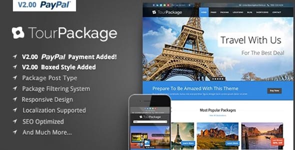 Tour Package for WordPress