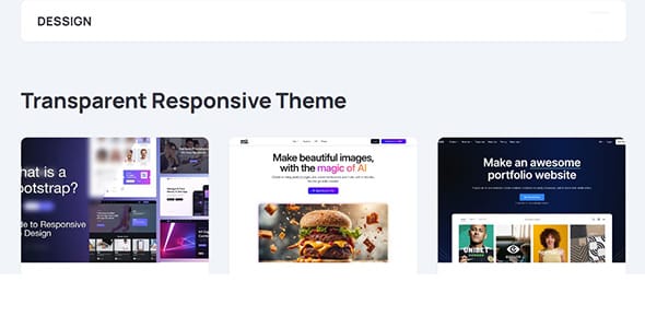 Transparent Responsive Theme WordPress Theme by Marios Lublinski