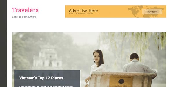 Traveler Travel Booking WordPress Theme