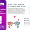 Trigger Lottie Animation for WordPress