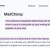 Ultimate Member MailChimp for WordPress