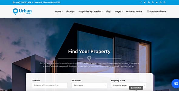 UrbanPoint House Selling and Rental WordPress Theme