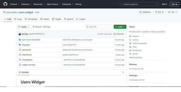 Users Widget for WordPress